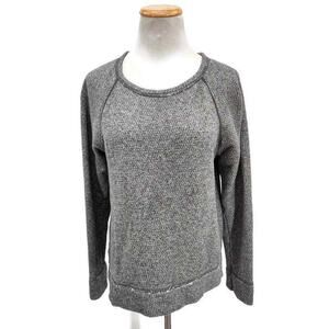 Aerie Shirt Women's gray Medium knit pullover Long Sleeve top Round Neck